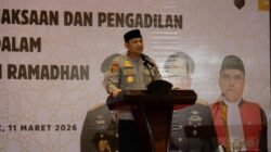 Kapolda Kalimantan Barat, Irjen Pol Pipit Rismanto, saat memberikan sambutan dalam acara silaturahmi dan buka puasa bersama unsur pimpinan lembaga hukum daerah.
