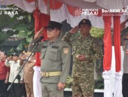 Bupati Sujiwo Pimpin Apel Siaga Karhutla di Kubu Raya