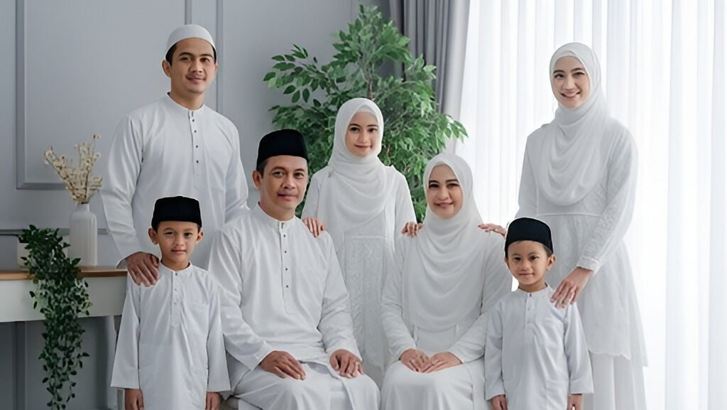 Ilustrasi AI - Gunakan Gemini AI untuk menciptakan foto keluarga Lebaran 2026 yang estetik dan profesional. Simak panduan dan contoh prompt terbaik di sini. (Dok. Ist)