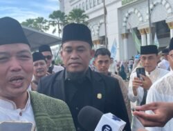 Salat Idulfitri di Masjid Raya Mujahidin, Gubernur Ria Norsan Ajak Umat Islam Syukuri Nikmat Allah