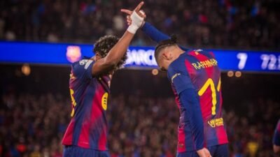 Hasil Barcelona vs Newcastle Skor 7-2