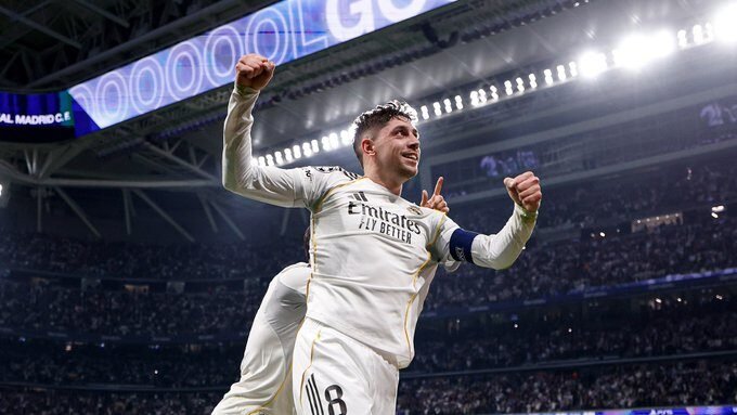 Hasil Madrid vs Man City: Valverde Hat-trick