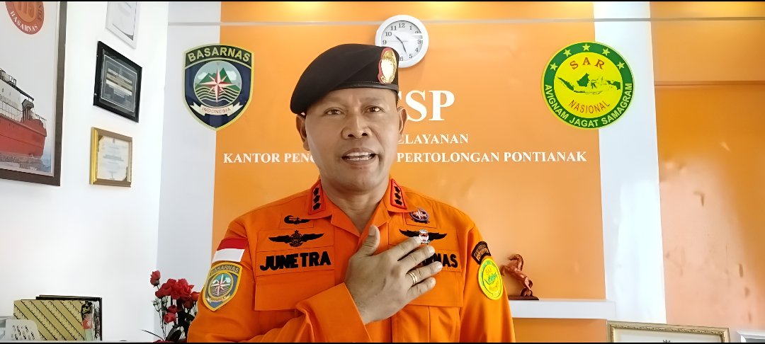 Kepala SAR Pontianak mengimbau masyarakat waspada saat wisata air dan menyiagakan layanan darurat 115 selama libur Idul Fitri 1447 H. (Dok: HO/Faktakalbar.id)