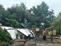 Angin Kencang Terjang 3 Desa, Cuaca Ekstrem di Lombok Tengah Rusak Puluhan Rumah Warga