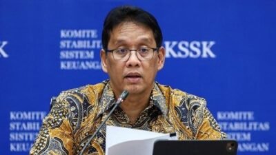 Menteri Keuangan Purbaya Yudhi Sadewa saat memberikan keterangan pers terkait realisasi Anggaran Pendapatan dan Belanja Negara (APBN) Februari 2026. (Dok. HO/Faktakalbar.id)