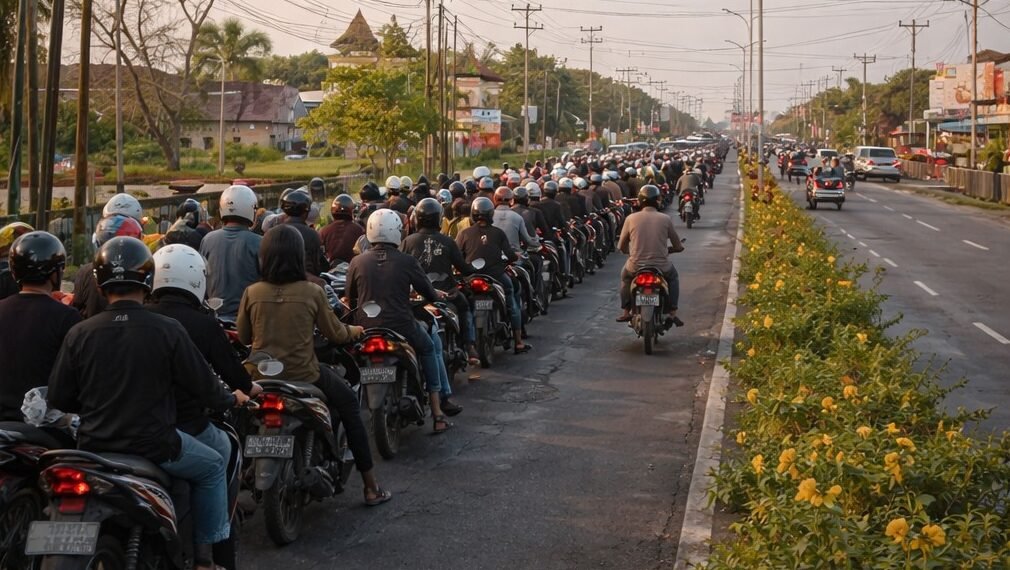 "Fenomena panic buying BBM di Kabupaten Sambas membuat antrean mengular hingga 1 kilometer. Simak narasi satir warga lokal tentang drama stok Pertalite yang ludes dalam hitungan jam. "