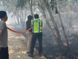 Asap Tebal Masih Mengepul, Polisi Sisir 4 Kecamatan Zona Merah Karhutla di Kubu Raya