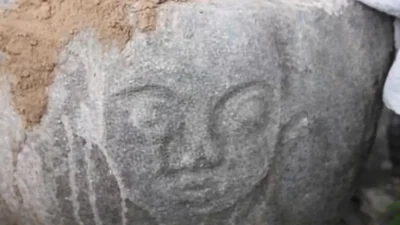 Situs megalitikum yang ditemukan warga di dalam wilayah Taman Nasional Lore Lindu (TNLL) di Dongi-Dongi, Poso