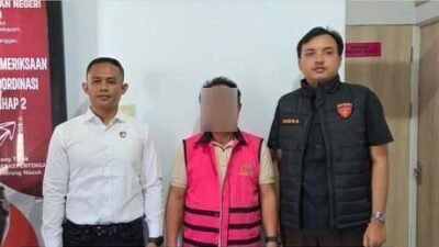 Tersangka JN tersangka kasus dugaan penyalahgunaan dana APBDes. (Dok. Ist)