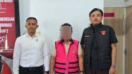 Tersangka JN tersangka kasus dugaan penyalahgunaan dana APBDes. (Dok. Ist)