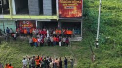 Posko Penanganan Karhutla Kota Pontianak di Jalan Sepakat 2 ujung Kecamatan Pontianak Tenggara.