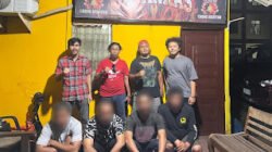 Polres Sanggau ringkus empat tersangka kasus pencurian mobil di Sanggau.