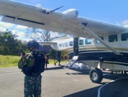 Satgas Yon Parako 466 Perketat Pengamanan Penerbangan Perintis di Nduga Kawal Pasokan Sembako