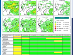Prakiraan Cuaca Kalimantan Barat 11 Maret 2026: Waspada Hujan Disertai Petir dan Angin Kencang