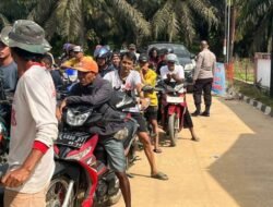 Polsek Kawal Distribusi BBM di Meliau Sanggau, Pastikan Penyaluran Tepat Sasaran