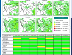 Prakiraan Cuaca Kalimantan Barat 12 Maret 2026: Waspada Hujan Disertai Angin Kencang dan Potensi Karhutla