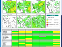 Prakiraan Cuaca Kalimantan Barat 9 Maret 2026: Waspada Angin Kencang di Sejumlah Wilayah Sore hingga Malam