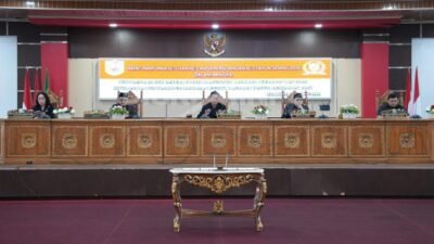 Rapat Paripurna DPRD Kabupaten Sanggau. (Dok. Diskominfo Sanggau)