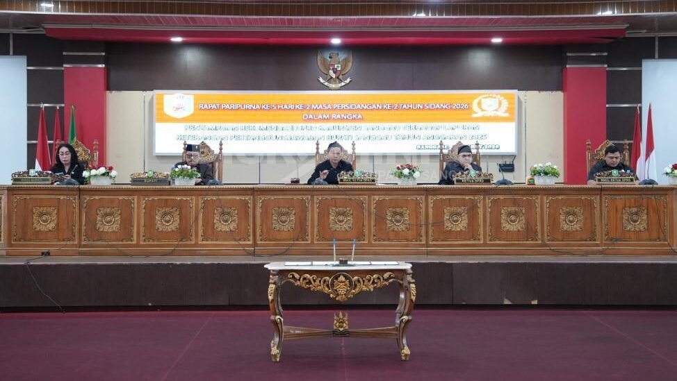 Rapat Paripurna DPRD Kabupaten Sanggau. (Dok. Diskominfo Sanggau)