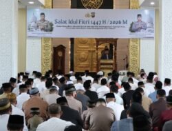Ratusan Jemaah Padati Masjid An-Nur Polda Kalbar, Kapolda Pimpin Langsung Salat Idulfitri 1447 H