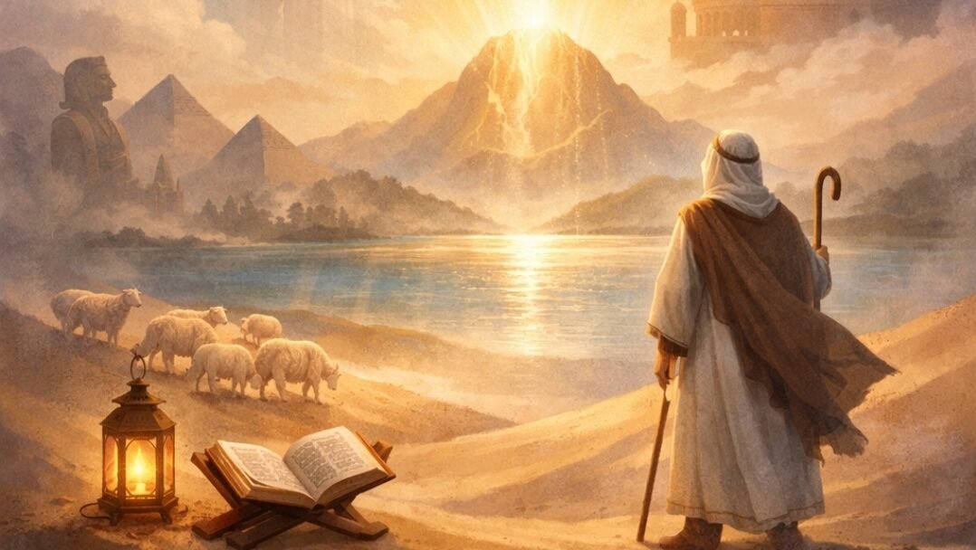 Ilustrasi - Surah Taha bukan sekadar kisah Nabi Musa, melainkan pesan spiritual untuk manusia modern dalam menemukan ketenangan hidup di tengah kegelisahan. (Dok. Ist)