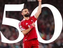 Cetak Sejarah! Mohamed Salah Jadi Pemain Afrika Pertama dengan 50 Gol di Liga Champions