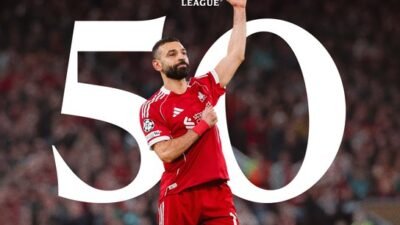 Rekor 50 Gol Mohamed Salah di Liga Champions