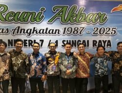 Temu Kangen Lintas Generasi, Alumni SMAN 7/1 Sungai Raya Gelar Reuni Akbar 1987-2025
