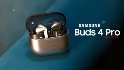 Ilustrasi - Samsung Electronics merilis perangkat audio nirkabel Galaxy Buds4 Series. Perangkat ini membawa teknologi HD Voice untuk panggilan jernih dan fitur cerdas. (Dok. Ist)