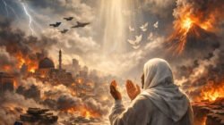 Ilustrasi AI - Surah Maryam hadir sebagai oase spiritual di zaman modern. Mengajarkan bahwa doa, kesabaran, dan tauhid adalah fondasi hidup di tengah kegelisahan. (Dok. Ist)