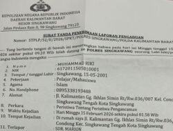 Keluarga Korban Penodongan Kecewa, Sebut Polres Singkawang Lamban Tangani Laporan