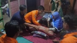 "Tim SAR gabungan temukan Beti (42), warga Kayong Utara yang hilang saat mencari sayur di kebun. Korban ditemukan selamat 243 meter dari lokasi kejadian."