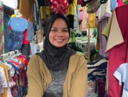 Busana Gaya Skena Jadi Tren Populer Baju Lebaran 2026 di Pasar Tengah Pontianak