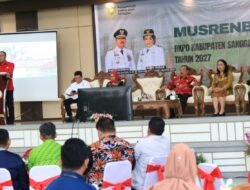 Buka Musrenbang Sanggau, Wagub Krisantus Tegaskan Kemajuan Provinsi Berawal dari Daerah