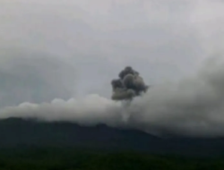 Semburkan Abu 500 Meter, Erupsi Gunung Lewotobi Laki-laki Berstatus Waspada Level II