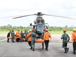 Delapan Jenazah Korban Helikopter PK-CFX Tiba di RS Bhayangkara Pontianak