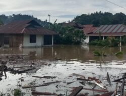 Banjir di Pamona Utara Poso Rendam Puluhan Rumah Warga