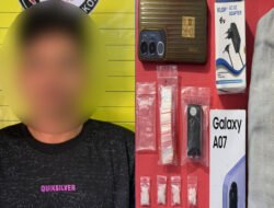 Gerebek Dua Lokasi, Polsek Sekayam Ringkus Pengedar Sabu Bawa 7,2 Gram Barang Bukti