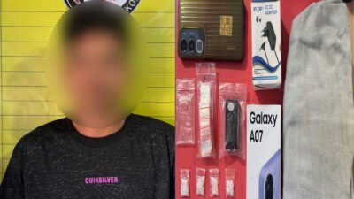 Seorang tersangka tindak pidana narkotika beserta barang bukti 7,2 gram sabu pada Kamis (2/4/2026).