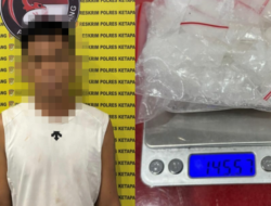 Gerebek Rumah di Air Upas, Polisi Tangkap Pengedar Sabu di Ketapang Beserta 145 Gram Barang Bukti