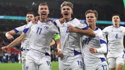 Bosnia & Herzegovina Lolos ke Piala Dunia 2026
