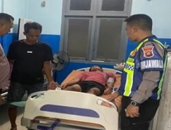 Dua Motor Tabrakan, Tiga Terluka dalam Kecelakaan di Jalan Merdeka Timur Sekadau