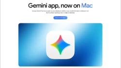 Tampilan antarmuka yang menunjukkan integrasi langsung layanan kecerdasan buatan generatif pada sistem operasi macOS.