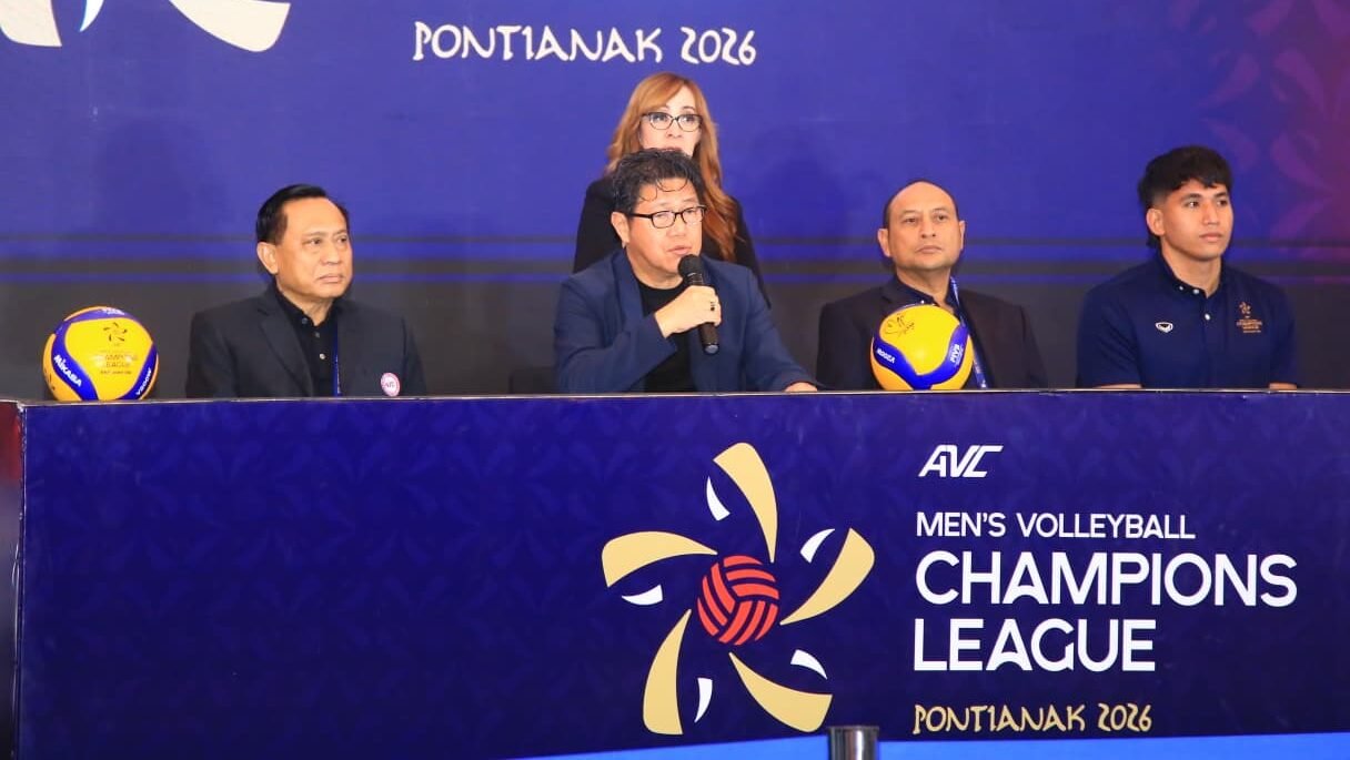 iket AVC Men’s Champions League 2026 di Pontianak resmi dijual mulai 2 April.