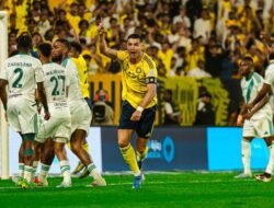 Hasil Saudi Pro League 2026: Al Nassr Tekuk Al Ahli 2-0, Cristiano Ronaldo & Kingsley Coman Cetak Gol