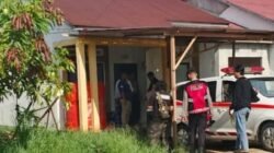 Rumah di Komplek BTN Sepahale 2, Kabupaten Ketapang yang menjadi lokasi penemuan jenazah seorang ibu hamil saat suaminya sedang menjalankan tugas dinas.
