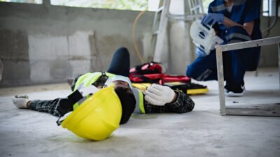 Ilustrasi - Enam pekerja bangunan jatuh dari lift proyek Masjid Agung Awwaludin Kubu Raya. Satu korban alami patah tulang serius akibat kawat sling putus. (Dok. Ist)