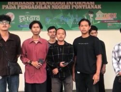 Kawal Sidang Praperadilan Bawaslu di PN Pontianak, Aliansi Mahasiswa Tuntut Independensi Hakim