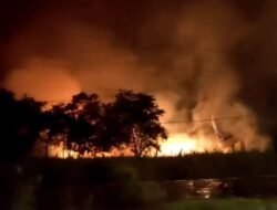 Setengah Hektare Lahan Dekat Kampus IPDN Mempawah Hangus Terbakar