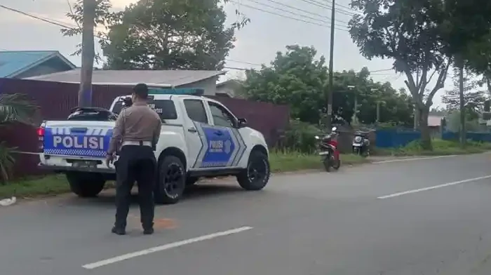 lokasi kejadian tabrak lari maut di kawasan Jalan Budi Utomo, Kecamatan Pontianak Utara. (Dok. Ist)